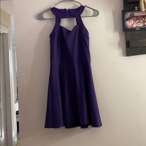 purple cute girls dress